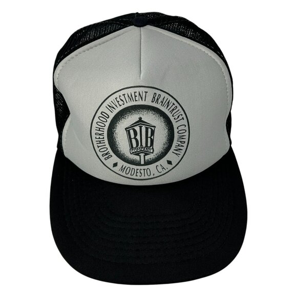 Brotherhood Investment Braintrust Co. Modesto CA Trucker Hat Otto Cap Snapback - Picture 3 of 13